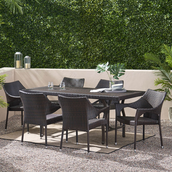 Lz leisure zone online patio dining table set